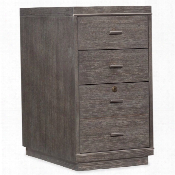 Hooker Furniture House Blend 3 Drawer File Cabinet In Gorgeous Gray