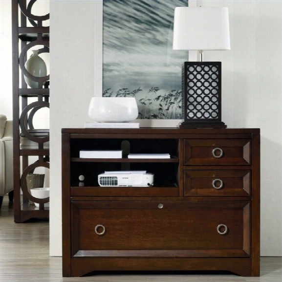 Hooker Furniture Kinsey Utility File Console In Walnut