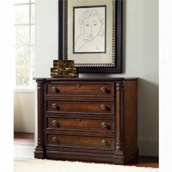 Hooker Furniture Leesburg 2 Drawer Lateral File Cabinet In Mahogany