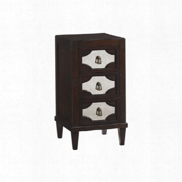 Lexington Kensington Place Lucerne 3 Drawer Nightstand In Oxford Brown