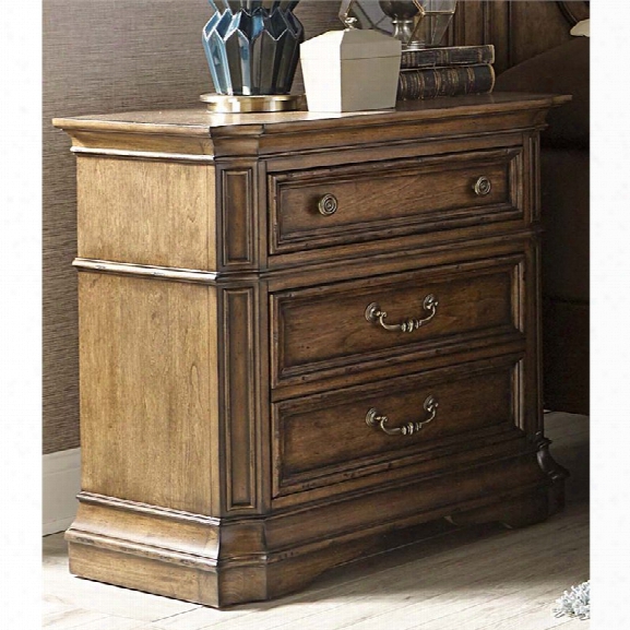 Liberty Furniture Amelia 2 Drawer Nightstand In Antique Toffee