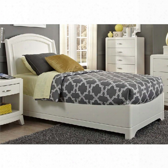 Liberty Furniture Avalon Ii Full Panel Bed In White Truffle