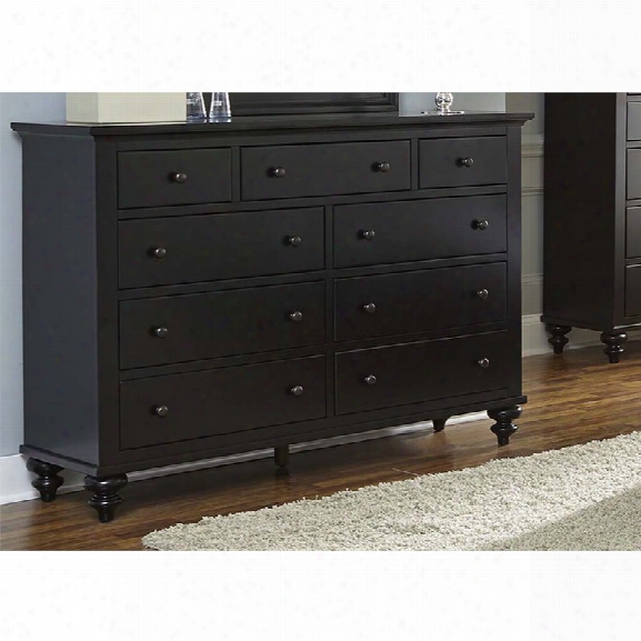 Liberty Furniture Hamilton Iii 9 Drawer Dresser In Black