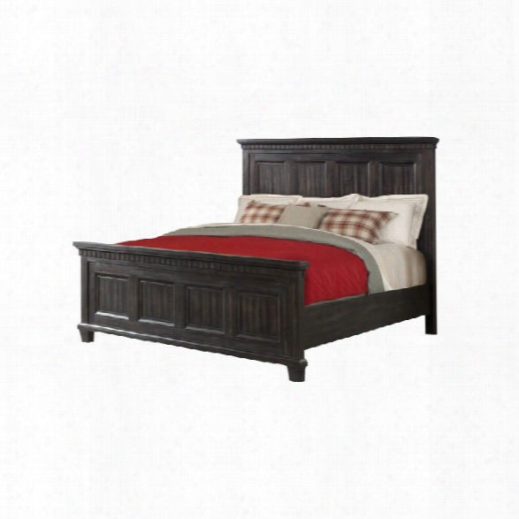 Picket House Furnishings Steele Queen Panel Bed In Smokey Gray Oak