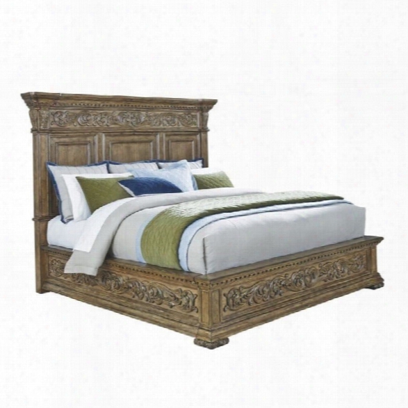 Pulaski Stratton California King Panel Bed In Acacia