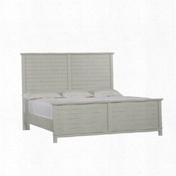 Stanley Furniture Coastal Living Resort California King Panel Bed In Morning Fog