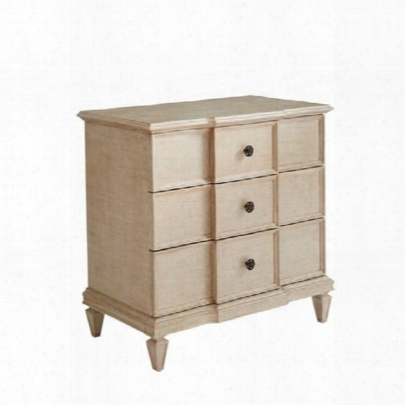 Stanley Villa Couture Lucio Nightstand In Mottled Walnut