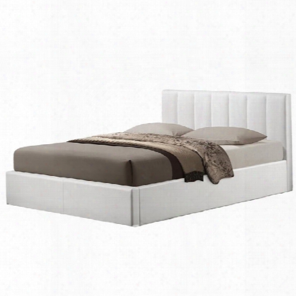 Templemore Upholstered Queen Storage Bed In White