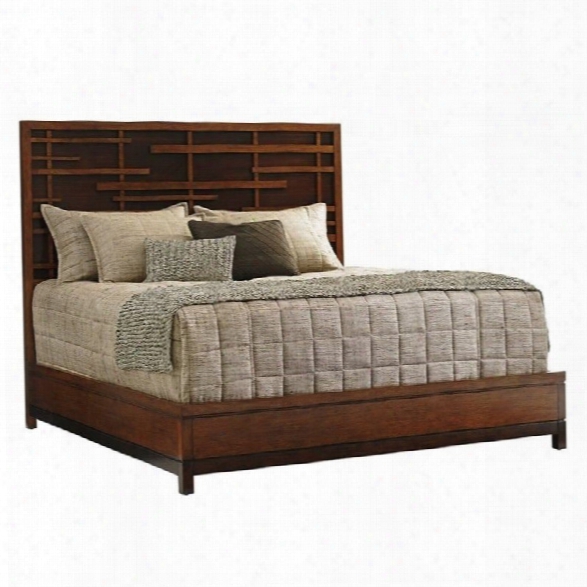 Tommy Bahama Island Fusion Shanghai Panel Bed-queen
