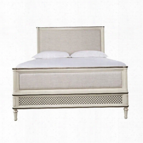 Universal Furniture Sojourn King Bed In Summer White