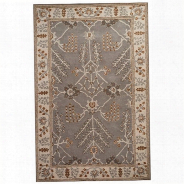 Jaipur Rugs Poeme 9' X 12' Hand Tufted Wool Rug In Gray And Ivory