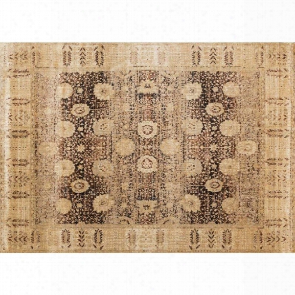 Loloi Anastasia 13' X 18' Rug In Coffee And Gold