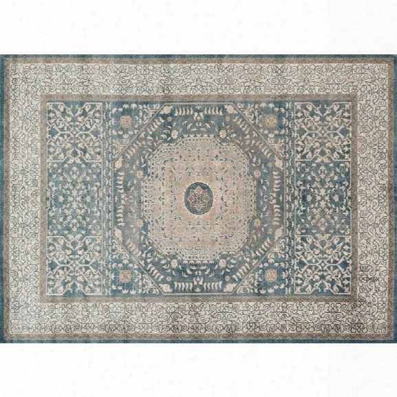 Loloi Century 12' X 15' Rug In Blue And Sand
