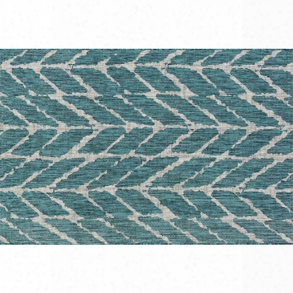 Loloi Isle 9'2 X 12'1 Rug In Teal And Gray