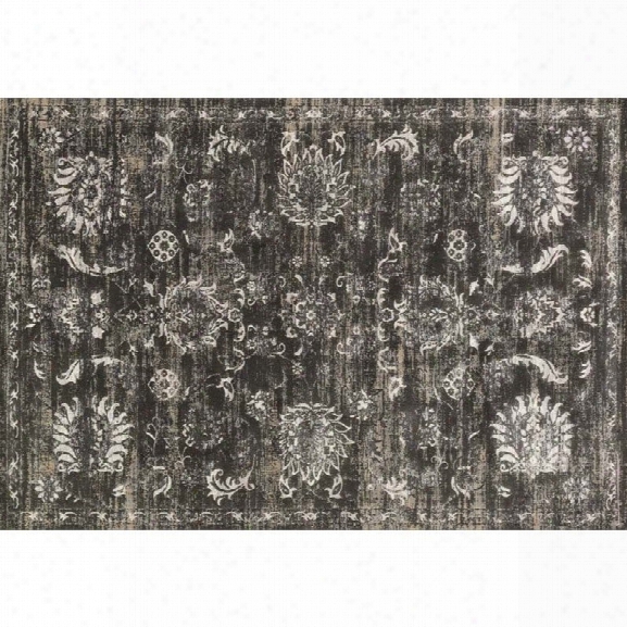 Loloi Kingston 12' X 15' Rug In Charcoal And Silver
