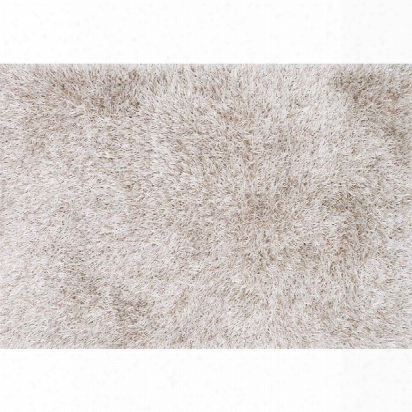 Loloi Linden 7'6 X 9'6 Shag Rug In Bone