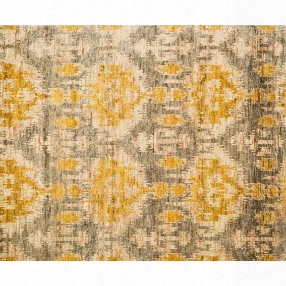 Loloi Xavier 9'6 X 13'6 Hand Knotted Jute Rug In Gray And Gold