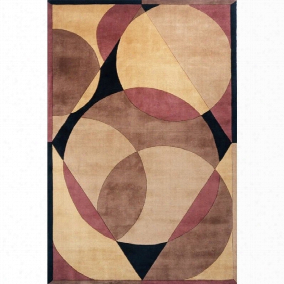 Momeni New Wave 9'6 X 13'6 Rug In Brown