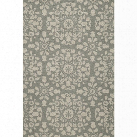 Momeni Suzani Hook 8' X 10' Rug In Gray