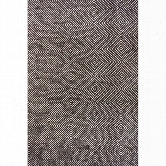 Nuloom 10' X 14' Hand Woven Ago Rug In Black