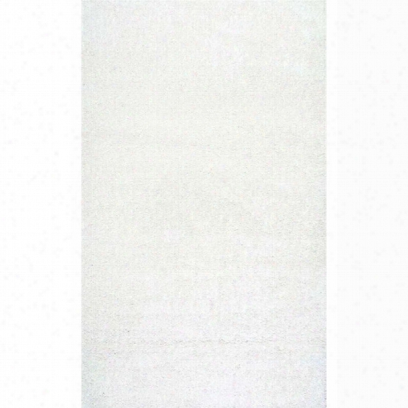 Nuloom 10'6 X 14' Machine Made Shag Rug In White