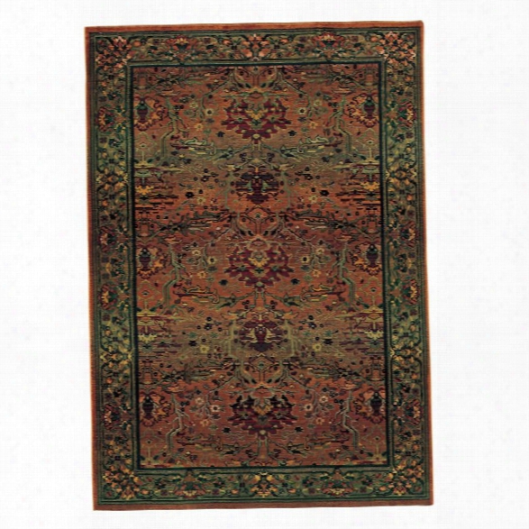 Oriental Weavers Kharma 9'9 X 12'2 Machine Woven Rug In Green