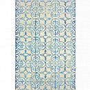 Safavieh Dip Dye 10' X 14' Hand Tufted Wool Rug in Ivory and Turquoise