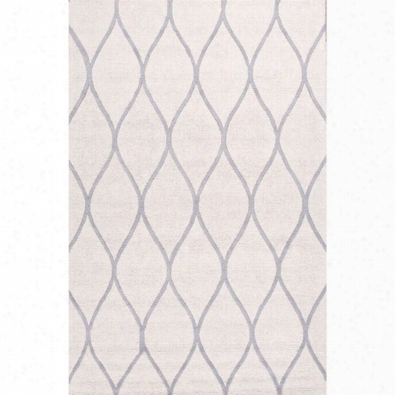 Jaipur Rugs Lounge 9' X 12' Hand Tufted Wool Rug In Ivory And Gray