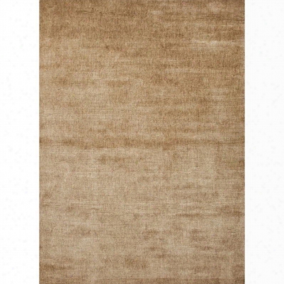 Jaipur Rugs Lustre 9' X 13' Solids Handloom Silk Rug In Taupe And Tan