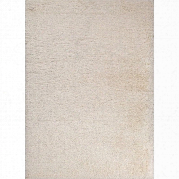 Jaipur Rugs Marlowe 9' X 12' Shag Polyester Rug In Ivory And White