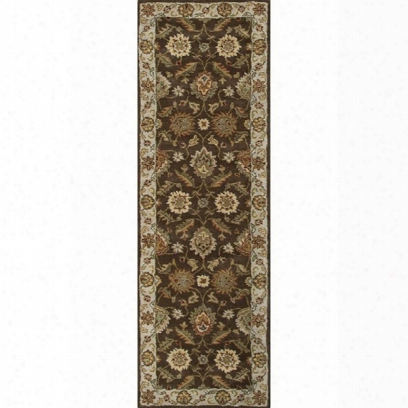 Jaipur Rugs Mythos 4' X 16' Runner Hand Tufted Wool Rug In Brown