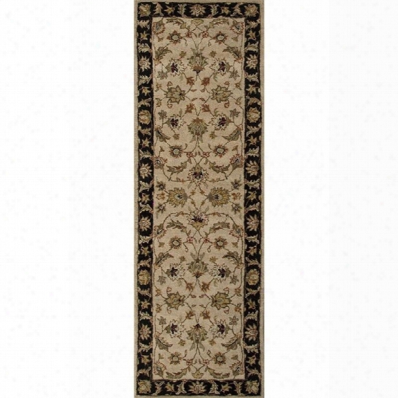 Jaipur Rugs Mythos 4' X 16' Runner Hand Tufted Wool Rug In Taupe