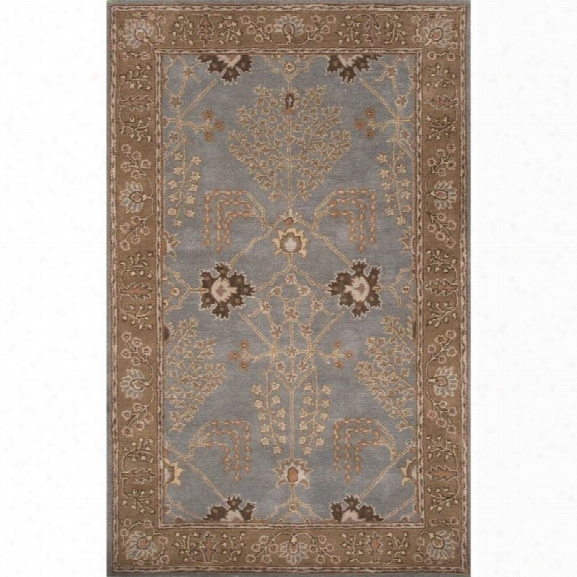 Jaipur Rugs Poeme 9'6 X 13'6 Hand Tufted Wool Rug In Blue And Brown