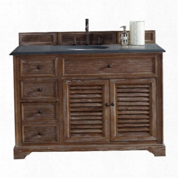 James Martin Savannah 48 Single Bathroom Vanity In Driftwood-2cm Santa Cecilla