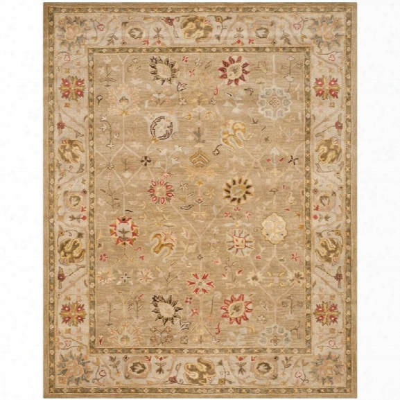 Safavieh Antiquity 8'3 X 11' Hand Tufted Wool Rug In Taupe And Beige