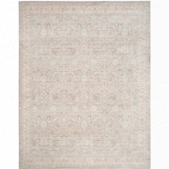 Safavieh Archive 9' X 12' Power Loomed Rug In Gray And Light Gray