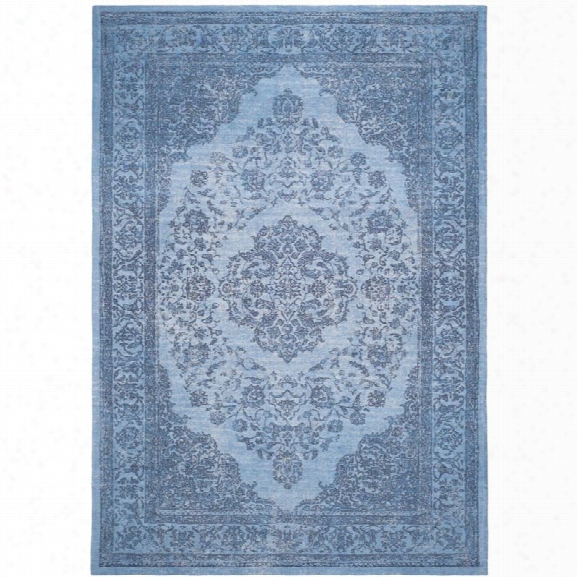 Safavieh Classic Vintage 9' X 12' Power Loomed Cotton Rug In Blue