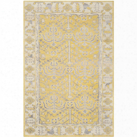 Safavieh Stone Wash 10' X 14' Hand Knotted Rug In Yellow