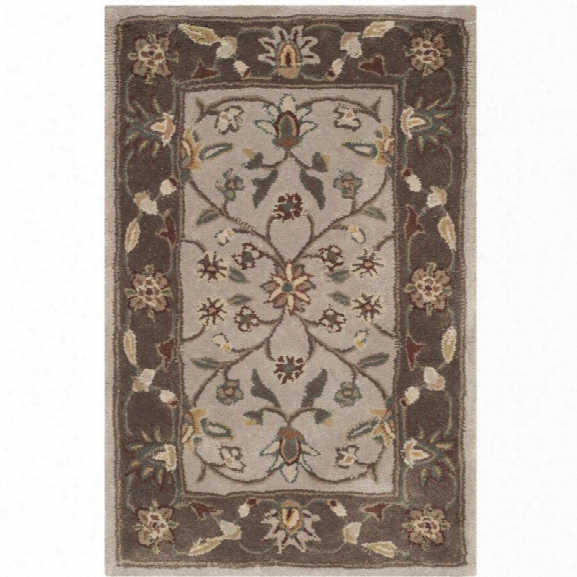 Safavieh Total Performance 9' X 12' Hand Hooked Rug In Ivory And Taupe