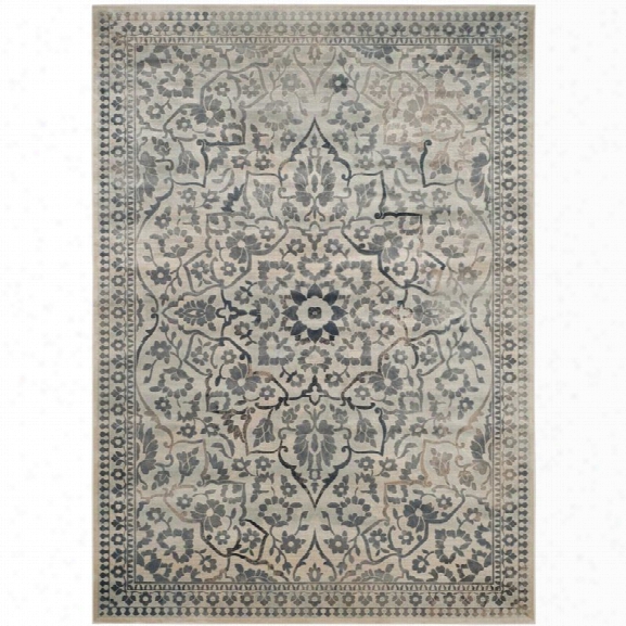 Safavieh Vintage 8' X 11' 2 Rug In Cream And Light Blue