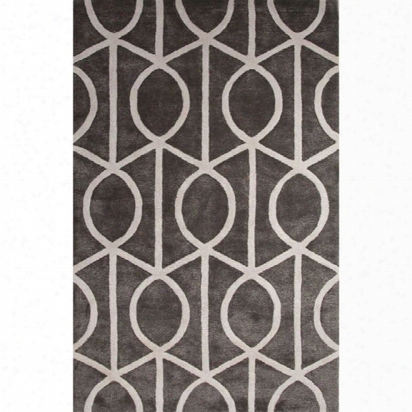 Jaipur Rugs City 9'6 X 13'6 Hand Tufted Wool Rug In Gray And White