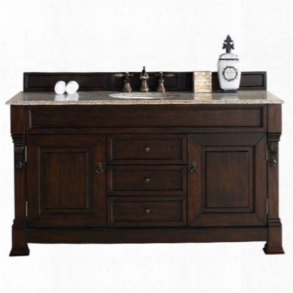 James Martin Brookfield 60 Single Bathroom Vanity In Mahogany-no Top