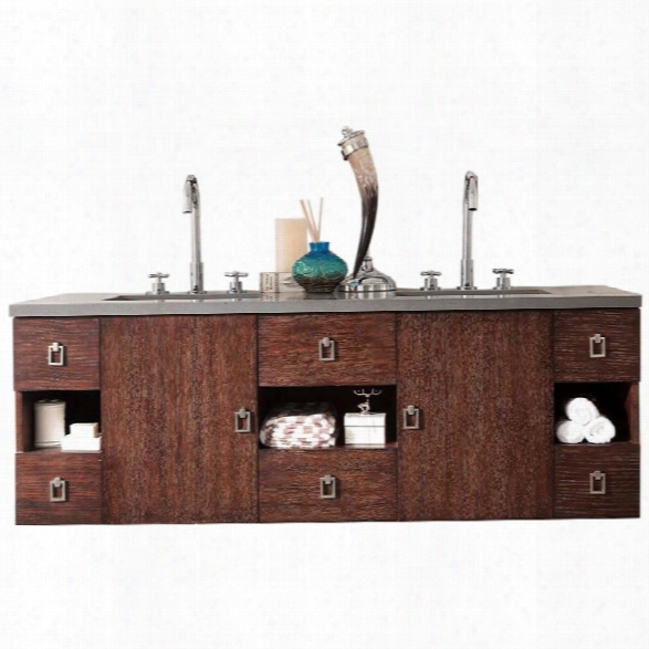 James Martin Sonoma 60 Double Bathroom Vanity In Coffee Oak