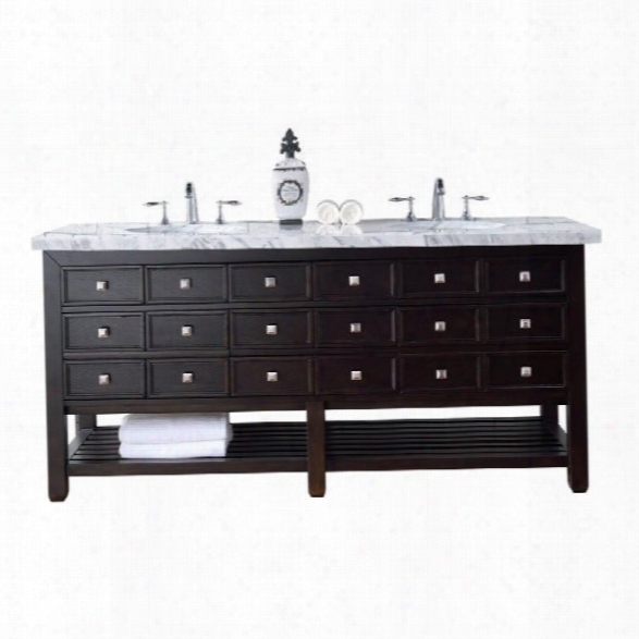 James Martin Vancouver 72 Single Bathroom Vanity In Espresso-3cm Shadow Gray