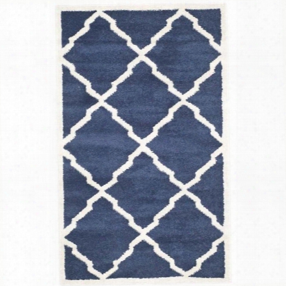 Safavieh Amherst 11' X 16' Rug In Navy And Beige