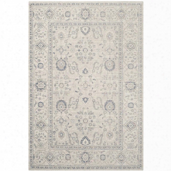 Safavieh Patina 11' X 15' Power Loomed Rug In Light Gray And Ivory