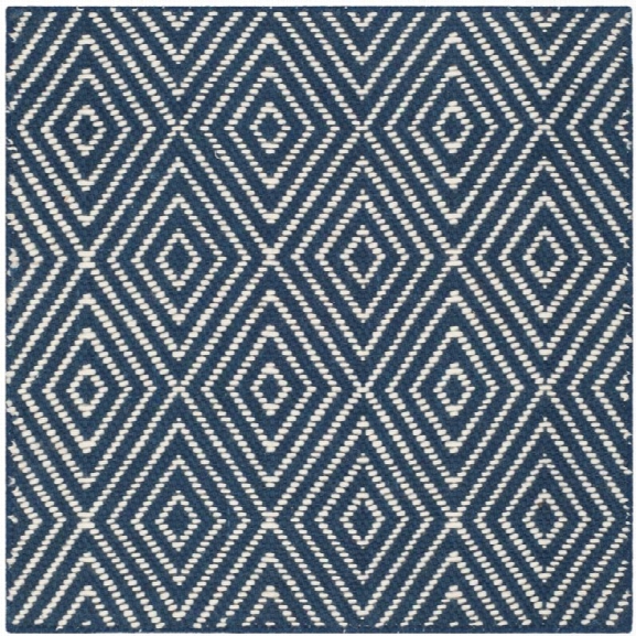 Safavieh Wilton 8' X 10' Handmade Rug In Navy And Ivory