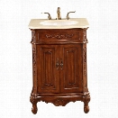 Elegant Lighting Danville 2 Door 24 Single Bathroom Vanity in Brown