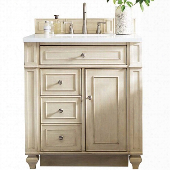 James Martin Bristol 30 Single Bathroom Vanity In Vintage Vanilla