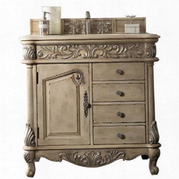 James Martin Monte Carlo 36 Single Bathroom Vanity In Empire Linen